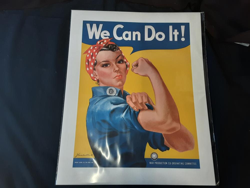 AFFICHE WE CAN DO IT (40X50)