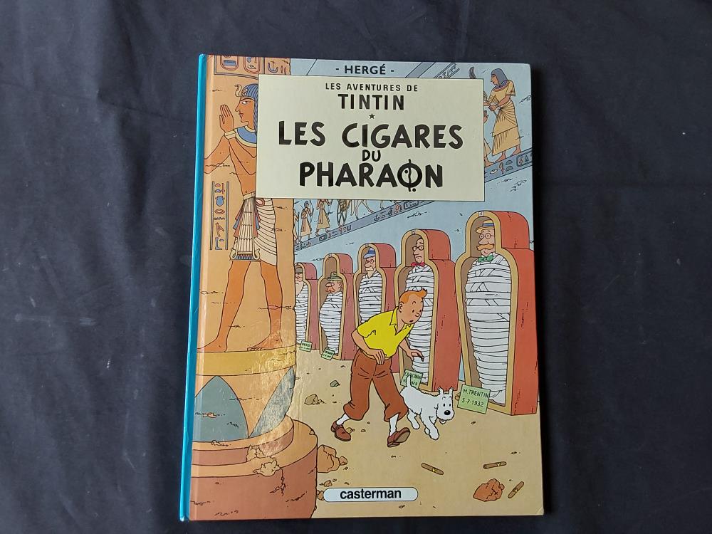 BD TINTIN LES CIGARES DU PHARAON 