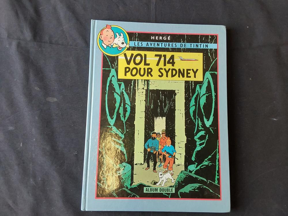 BD ALBUM DOUBLE DE TINTIN VOL714 POUR SYDNEY ET TINTIN ET LES PICAROS