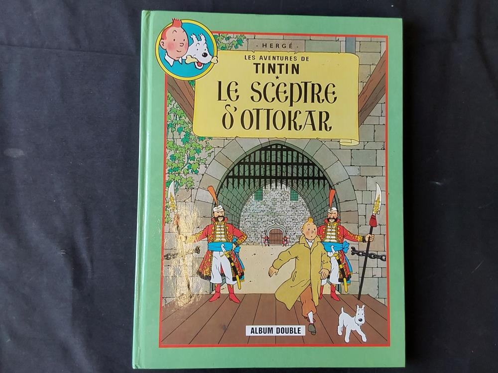 BD ALBUM DOUBLE DE TINTIN LE SCEPTRE SOTTOKAR ET L'AFFAIRE TOURNESOL