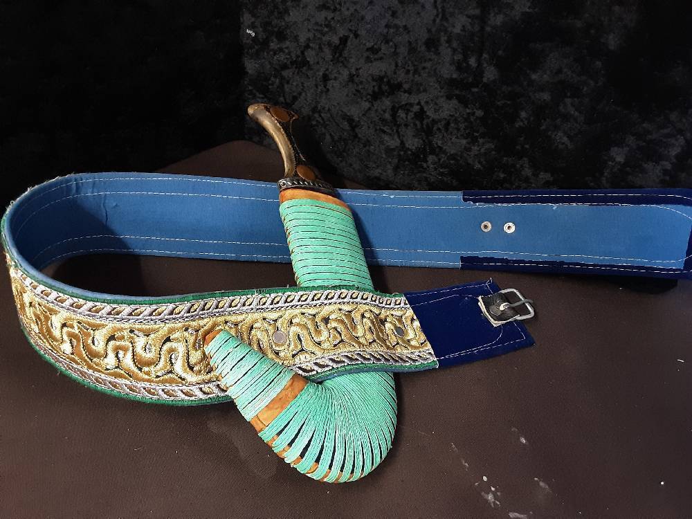 COUTEAU JANBIYA + CEINTURE