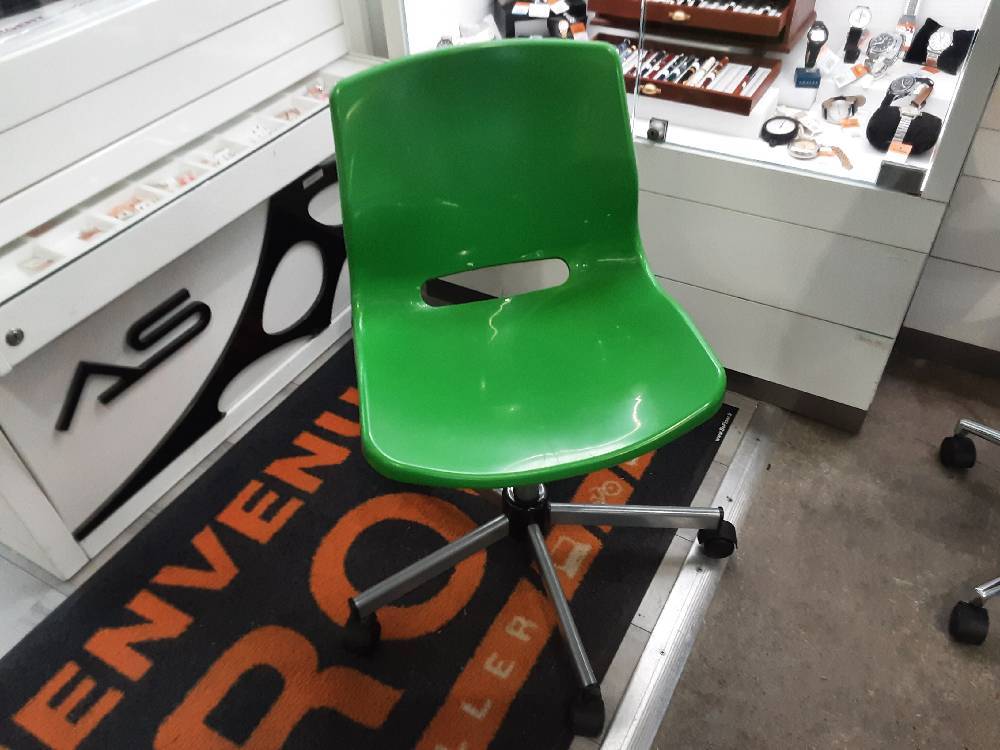 CHAISE DE BUREAU  PVC VERT