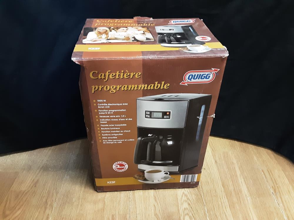 CAFETIERE PROGRAMMABLE QUIGG