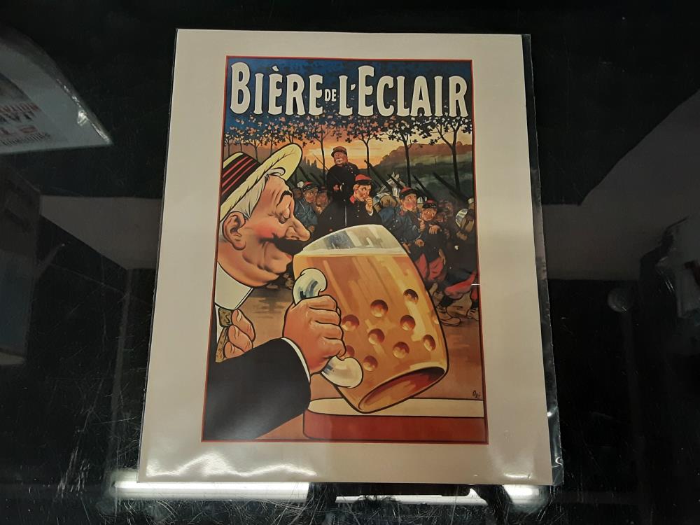 AFFICHE BIERE DE L'ECLAIR (40X50)