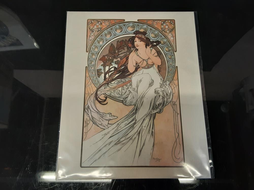 AFFICHE MUCHA 2 ARTS LA MUSIQUE (40X50)