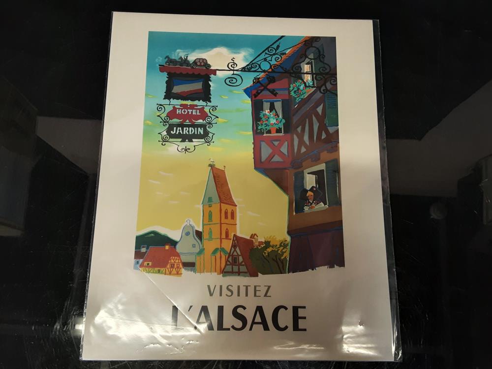 AFFICHE VISITER ALSACE (40X50)