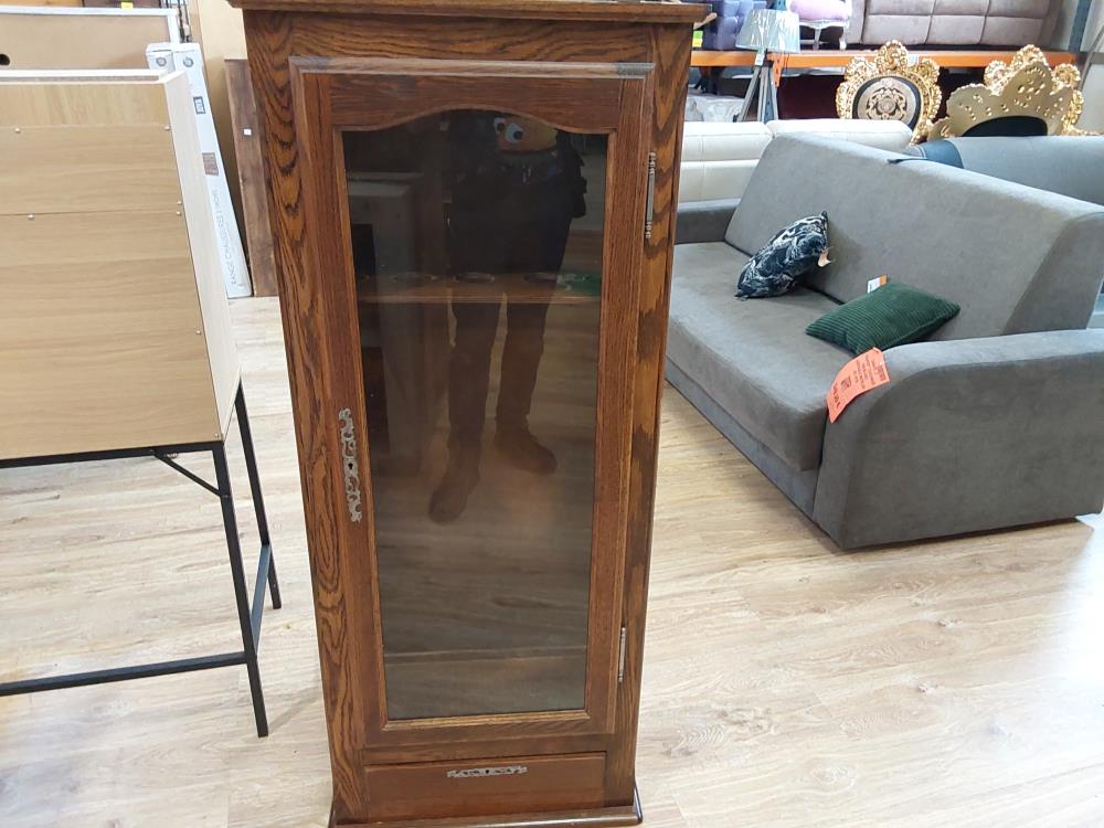 ARMOIRE VITREE 1 PORTE 1 TIROIR