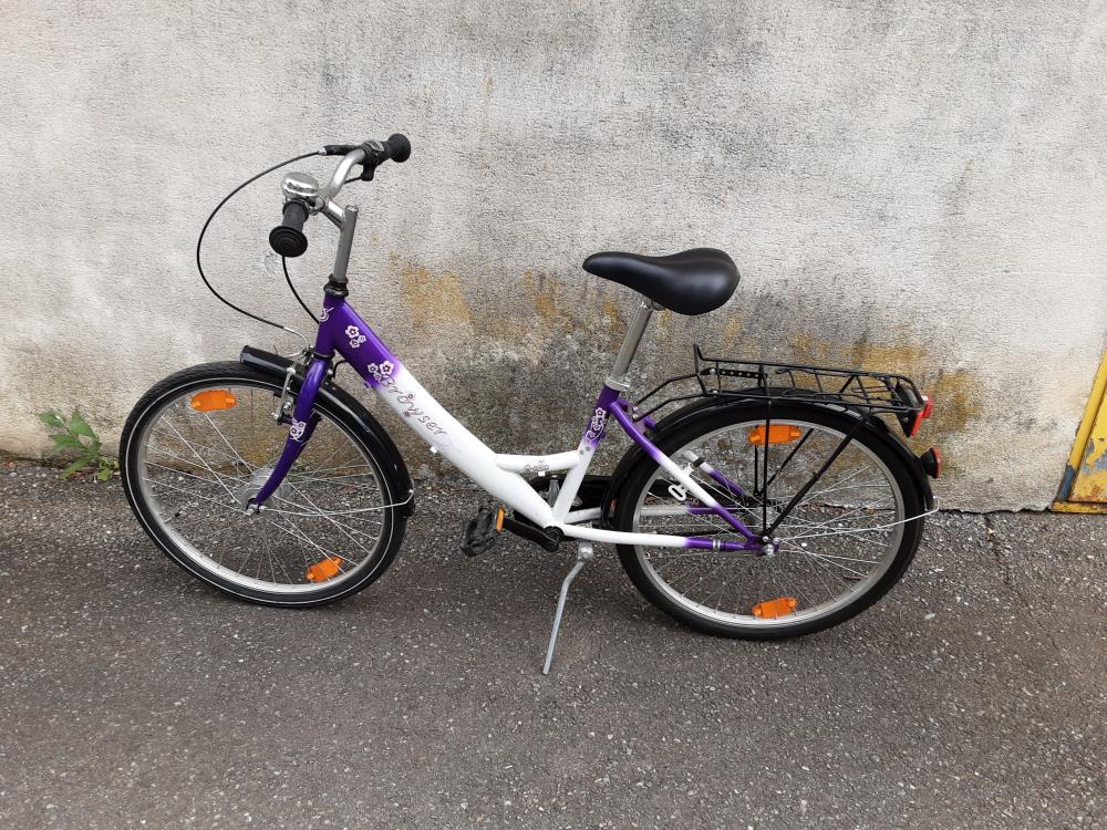 MINI VELO BLANC ET VIOLET BROWSER