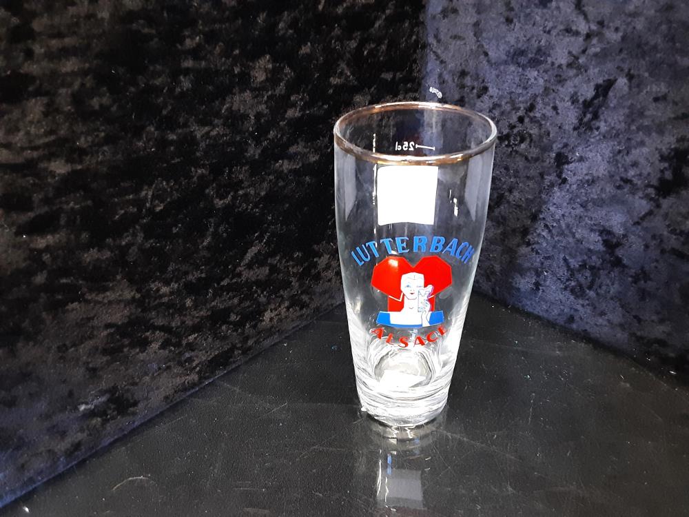 VERRE A BIERE LUTTERBACH