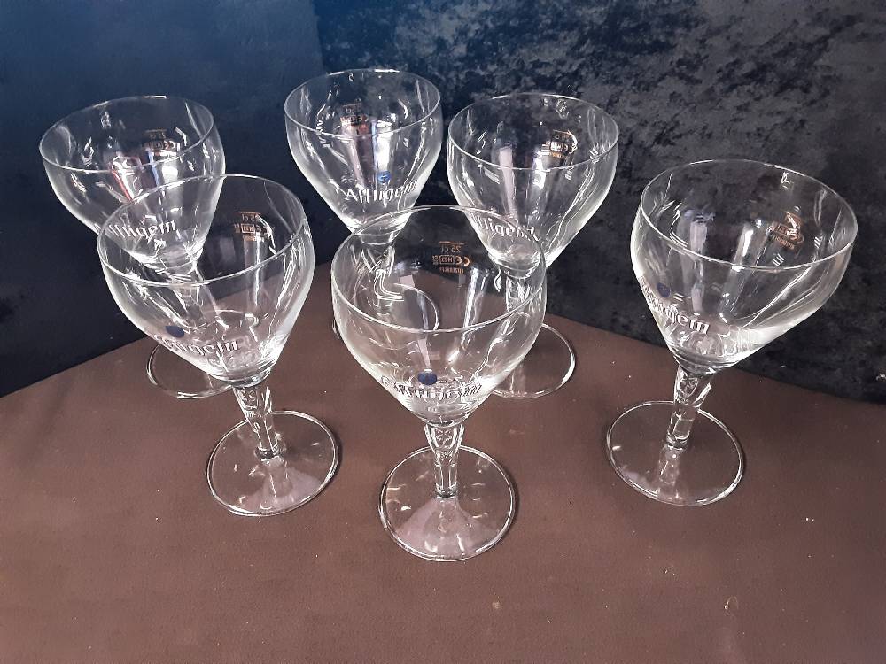 LOT DE 6 VERRES À BIÈRE AFFLIGEM 