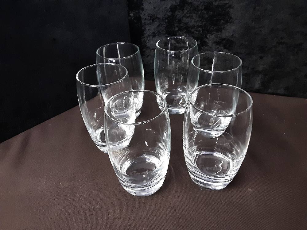 LOT DE 6 VERRES À EAU CAROLA 