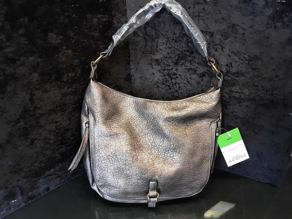 SAC A MAIN GM COLORIS GRIS ARGENTÉ