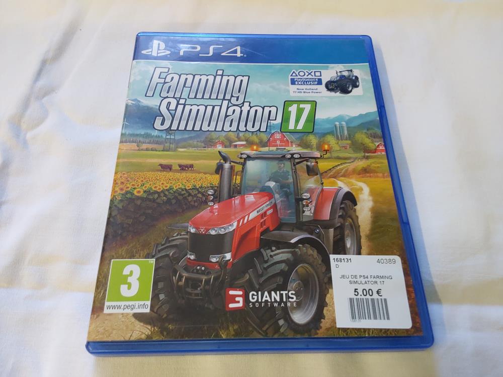 JEU DE PS4 FARMING SIMULATOR 17