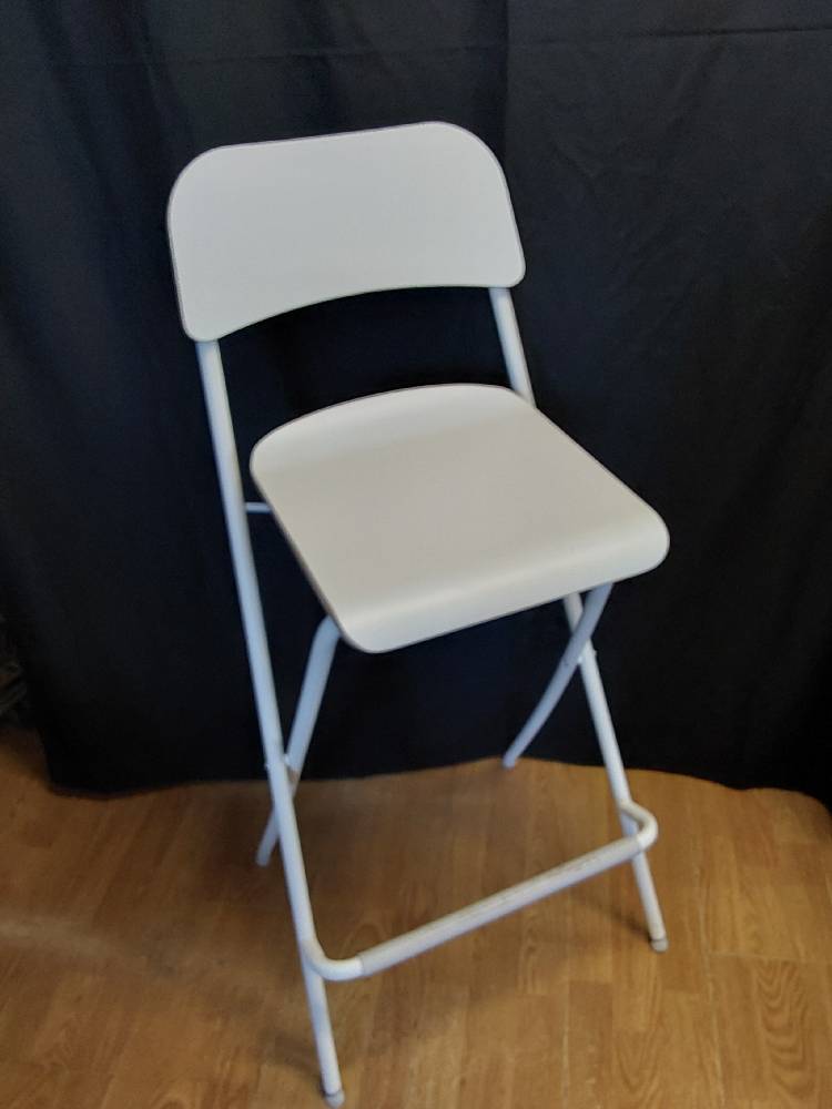 TABOURET BOIS BLANC