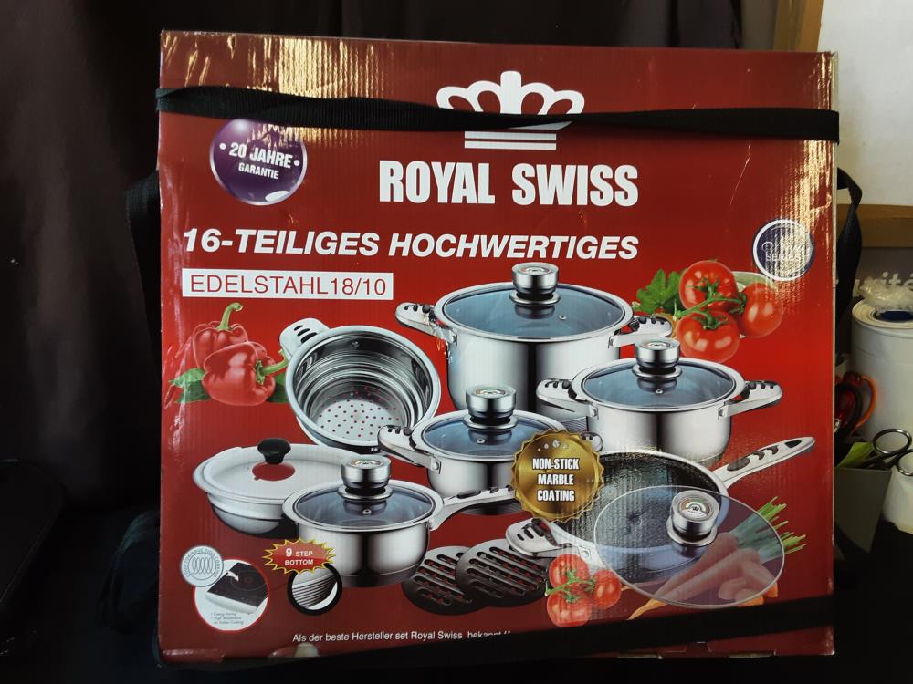  BATTERIE CUISINE  16 PIECES TOUT FEUX