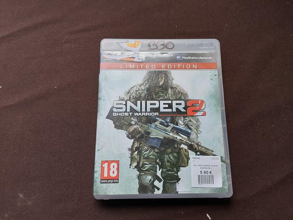 JEU PS3 SNIPER GHOST WARRIOR 2