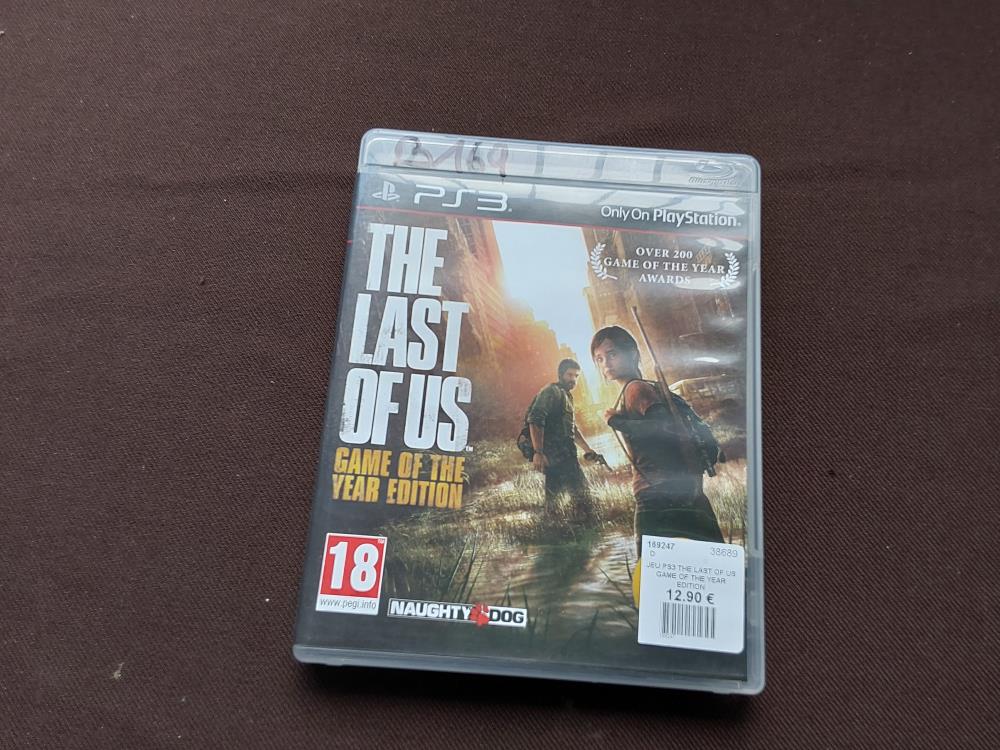 JEU PS3 THE LAST OF US GAME OF THE YEAR EDITION