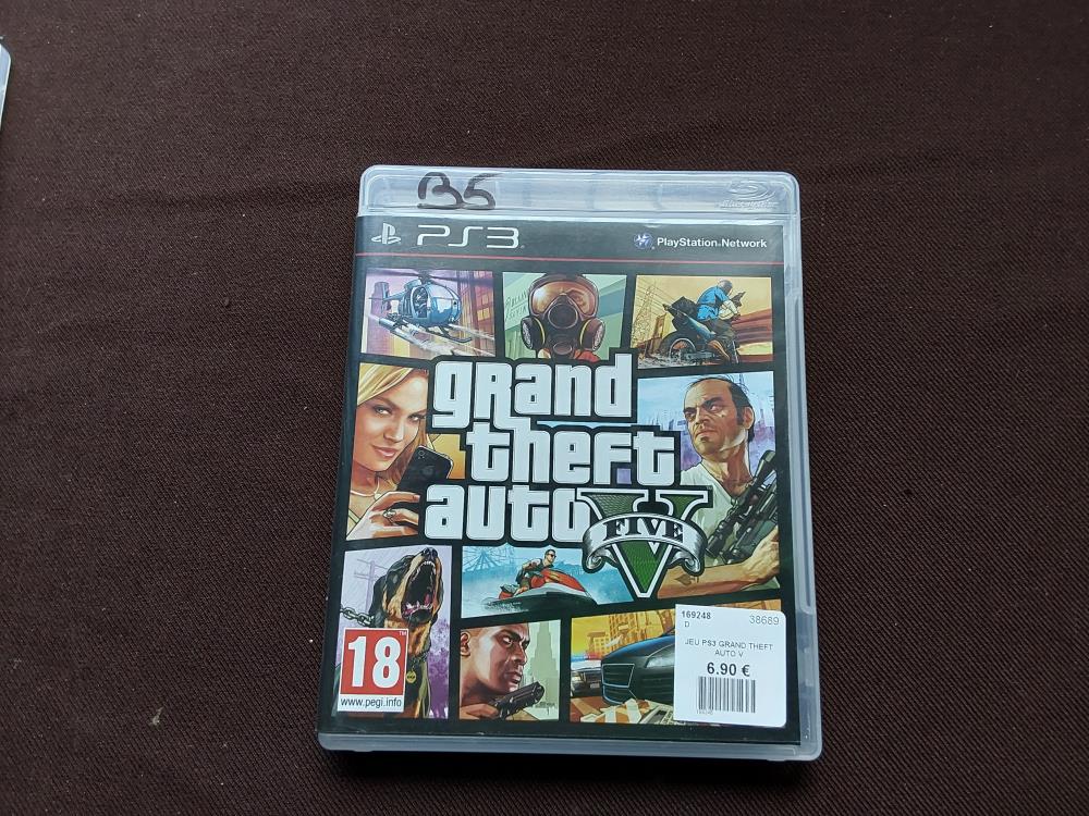 JEU PS3 GRAND THEFT AUTO V