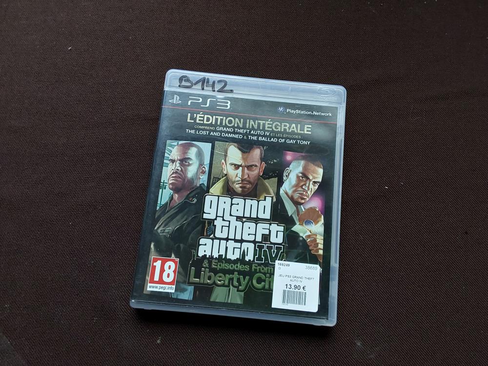 JEU PS3 GRAND THEFT AUTO IV