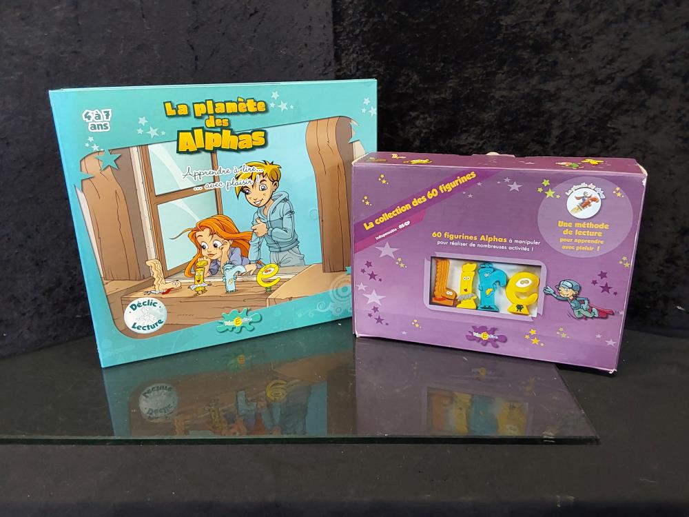 COFFRET POUR ENFANTS DÉCOUVERTE ET LECTURE 