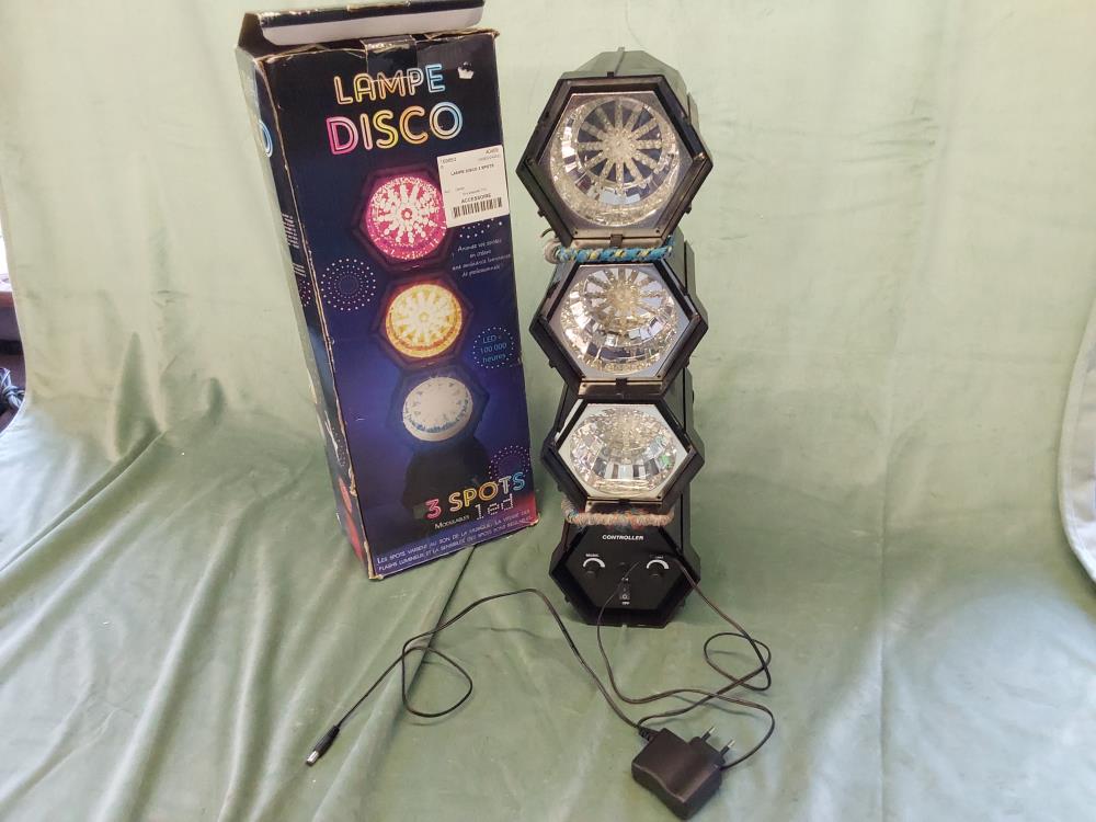 LAMPE DISCO 3 SPOTS