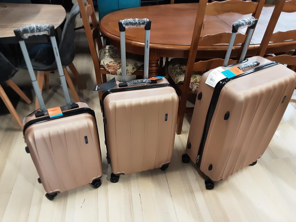 VALISE DUBAI DHV PM - DANIEL HECHTER - ABS - 4X2ROUES COLORIS CHAMPAGNE