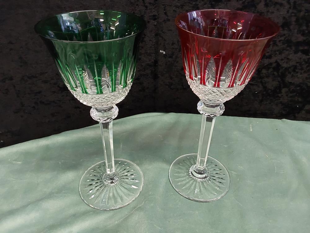 VERRES A VIN CRISTAL COULEUR A RETAILLER PF