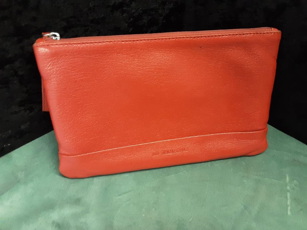 POCHETTE LE TANNEUR ORANGE (14)