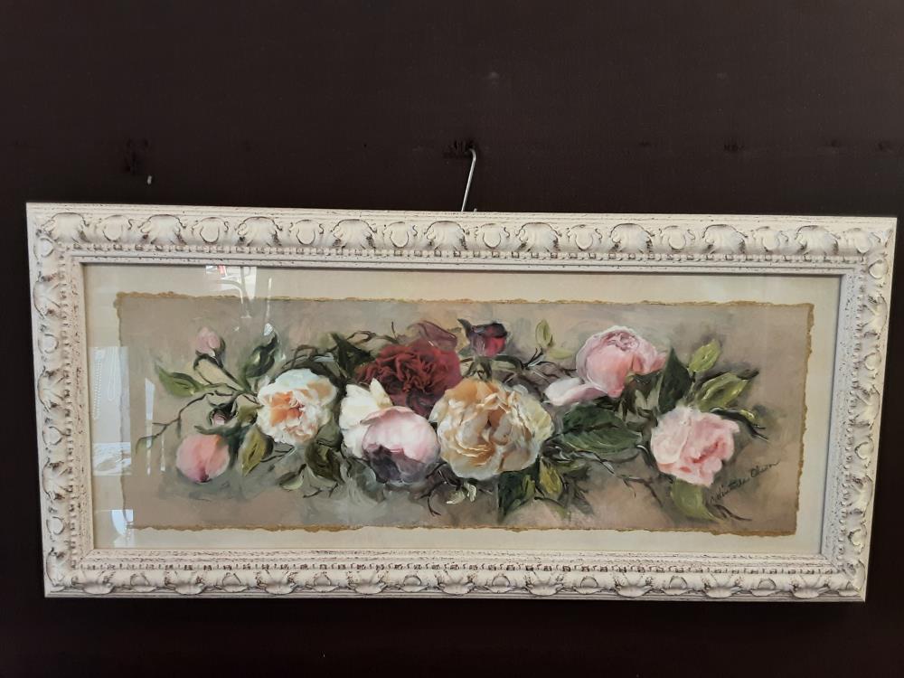 TABLEAU FLEURS 58X27