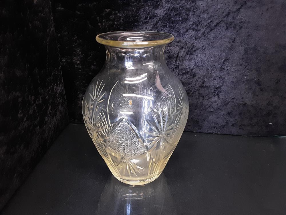 VASE CRISTAL CISELE 