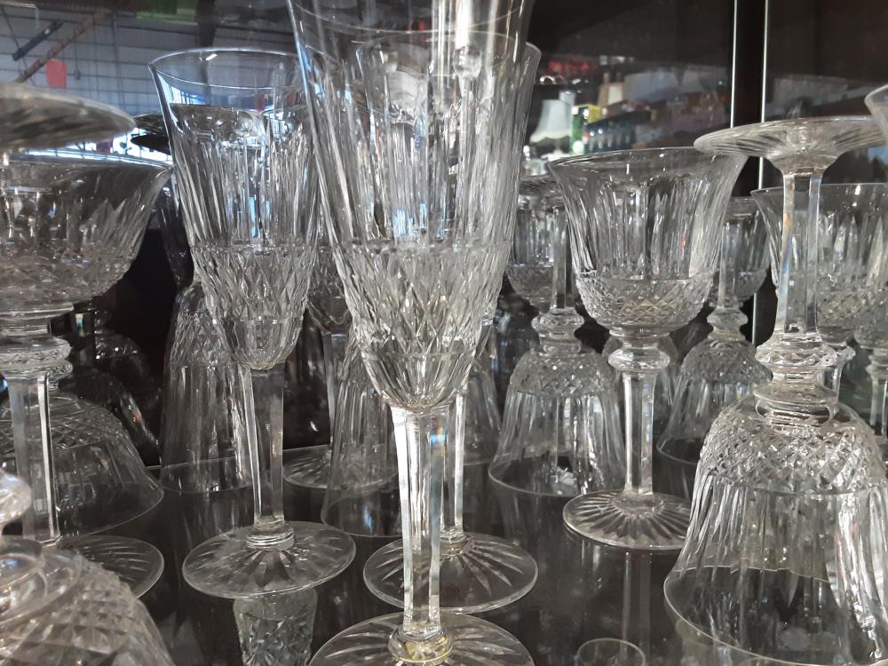 LOT DE 6 FLUTES A CHAMPAGNE CRISTAL DE ST LOUIS