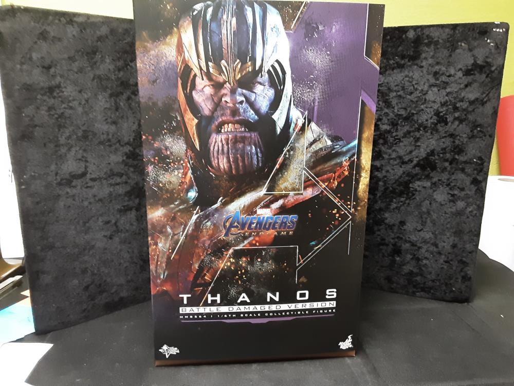 FIGURINE HOT TOYS AVENGERS ENDGAME " THANOS BATTLE DAMAGE VERSION " MMS 564