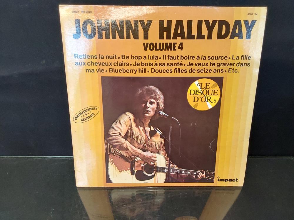 DISQUE JOHNNY HALLYDAY VOLUME 4