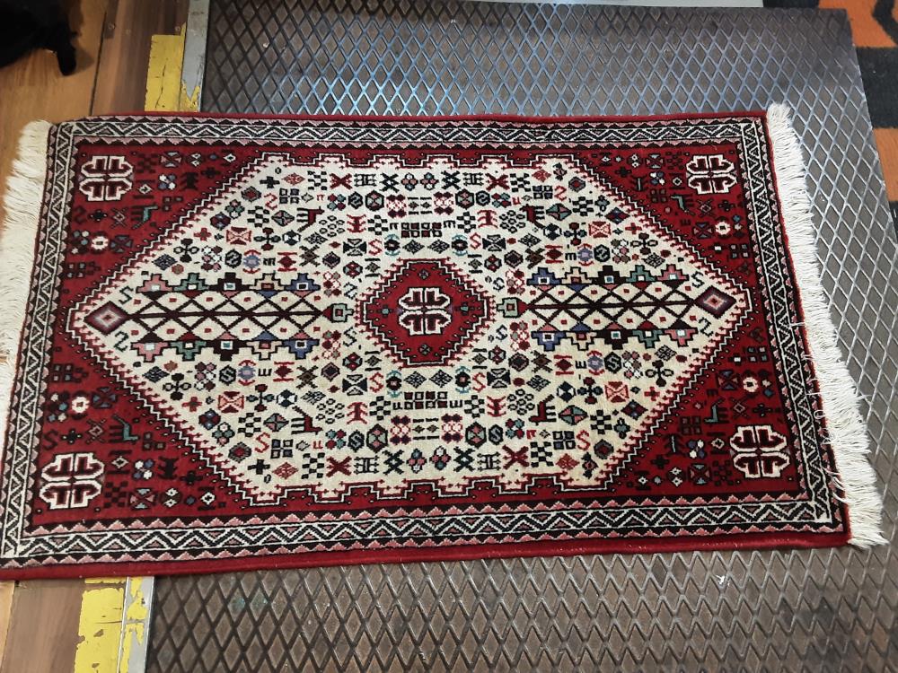 TAPIS 7 LAINE MM ROUGE