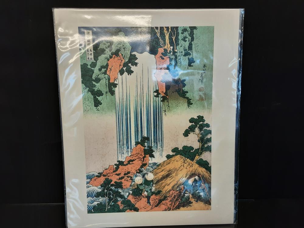 AFFICHE CASCADE DE YORO (40X50)