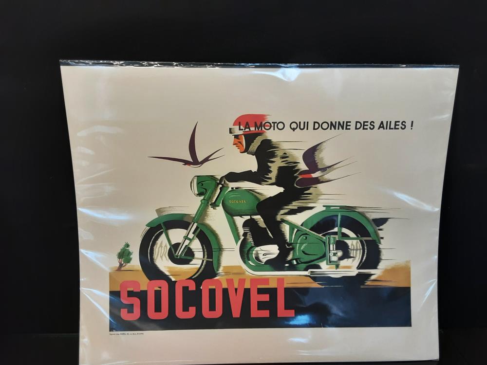 AFFICHE MOTO 2 SOCOVEL (40X50)