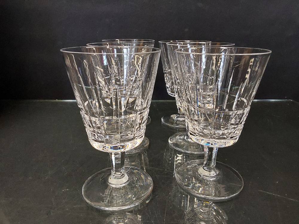 LOT DE 6 VERRES EN CRISTAL DE LORRAINE