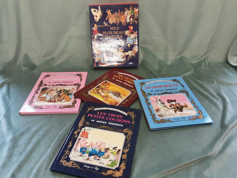 LOT DE 4 LIVRES LES PLUS BEAUX CONTES 