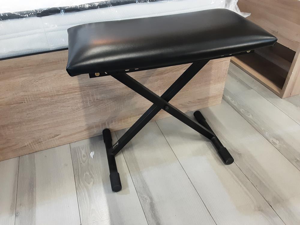 TABOURET POUR PIANO SIMILI CUIR NOIR