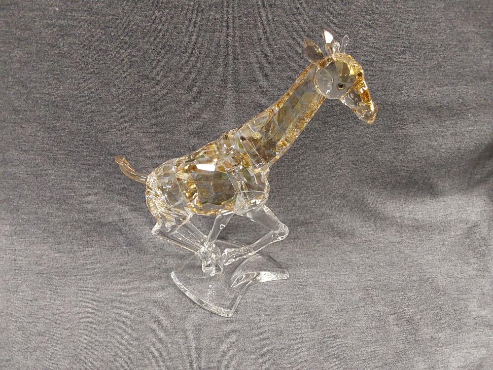 GIRAFE BICOLORE H.18CM CRISTAL DE SWAROVSKI