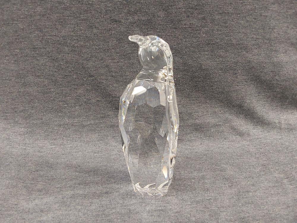 PINGOUIN BEC EN HAUT H.13CM CRISTAL DE SWAROVSKI