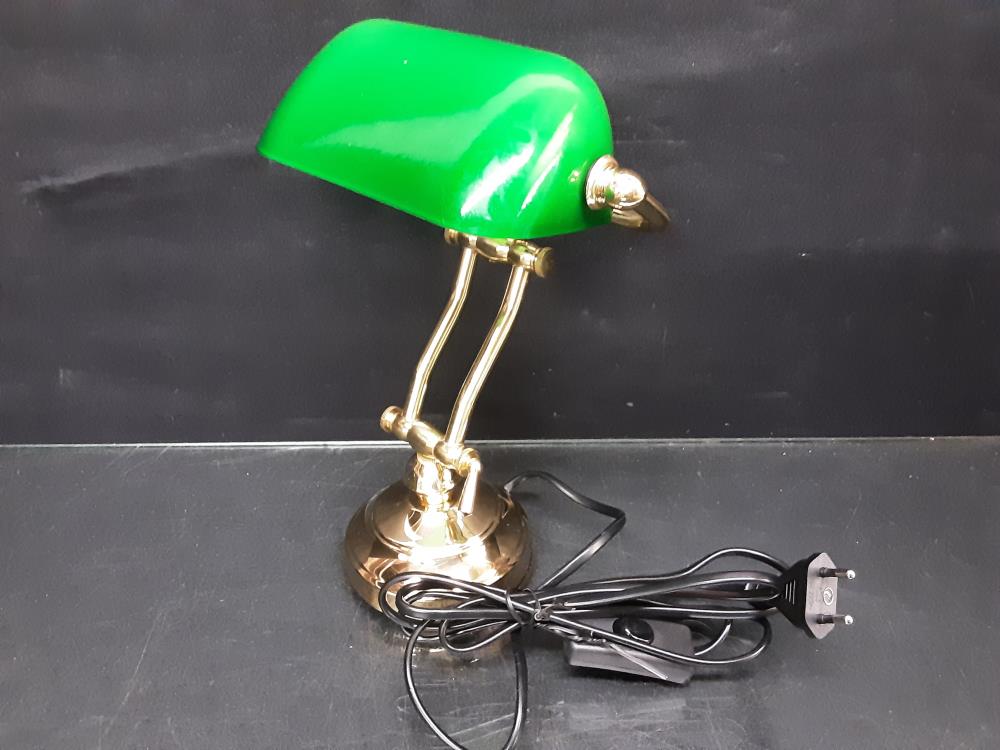 LAMPE DE NOTAIRE PM GLOBE VERT 102-B-G