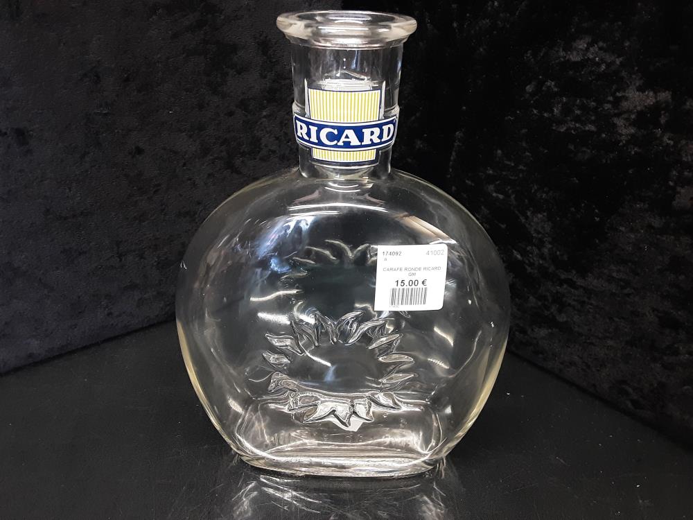 CARAFE RONDE RICARD GM