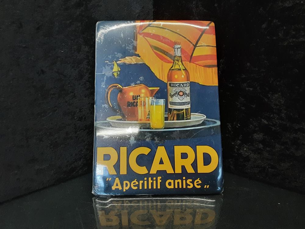 PLAQUE METAL RICARD TPM APPÉRITIF ANISÉ