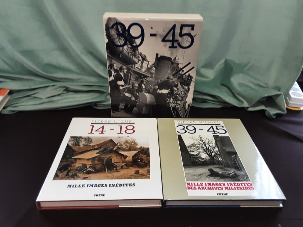 LOT DE 2 LIVRES GUERRE 14-18 ET 39-45