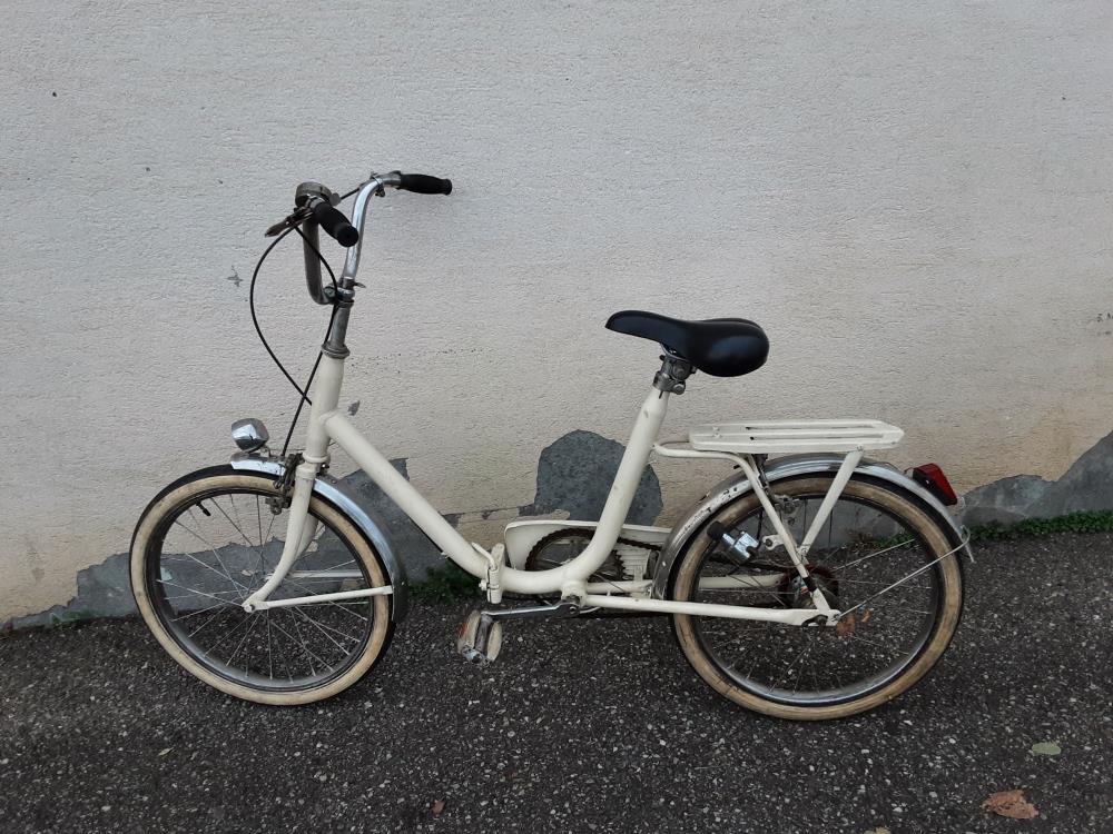 MINI VELO PLIABLE BLANC