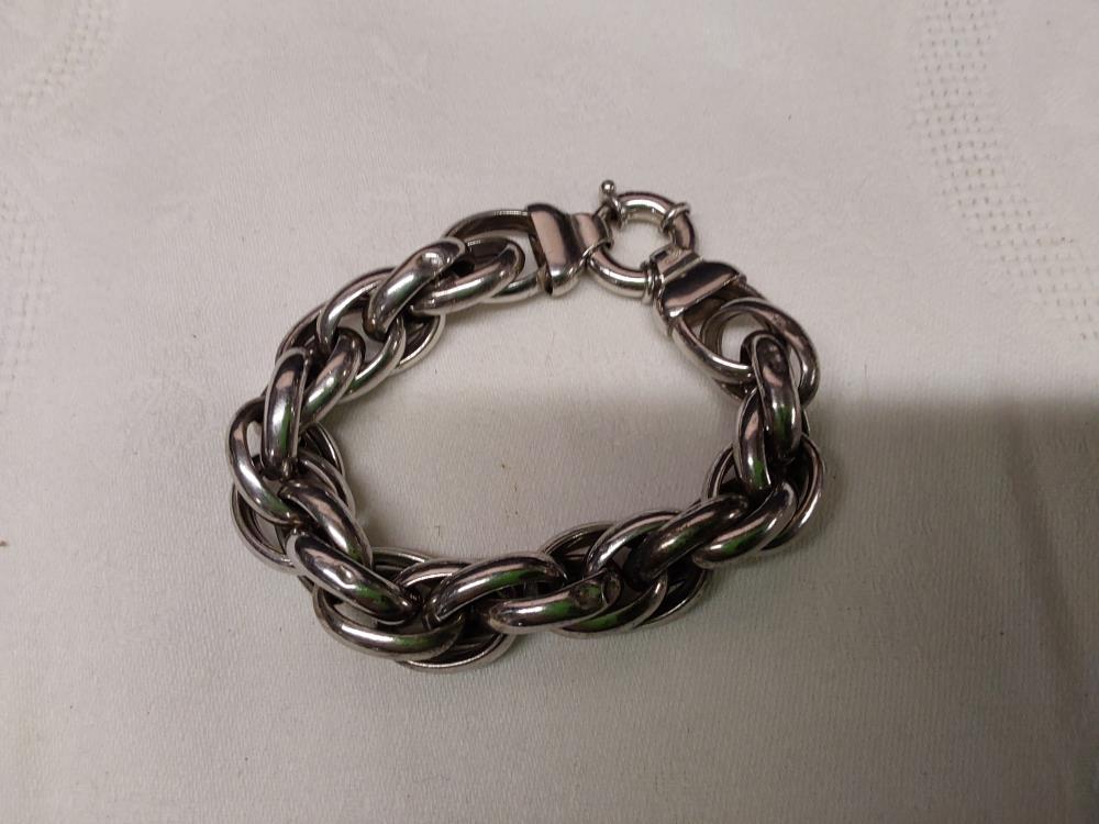 BRACELET LARGE ARGENT 