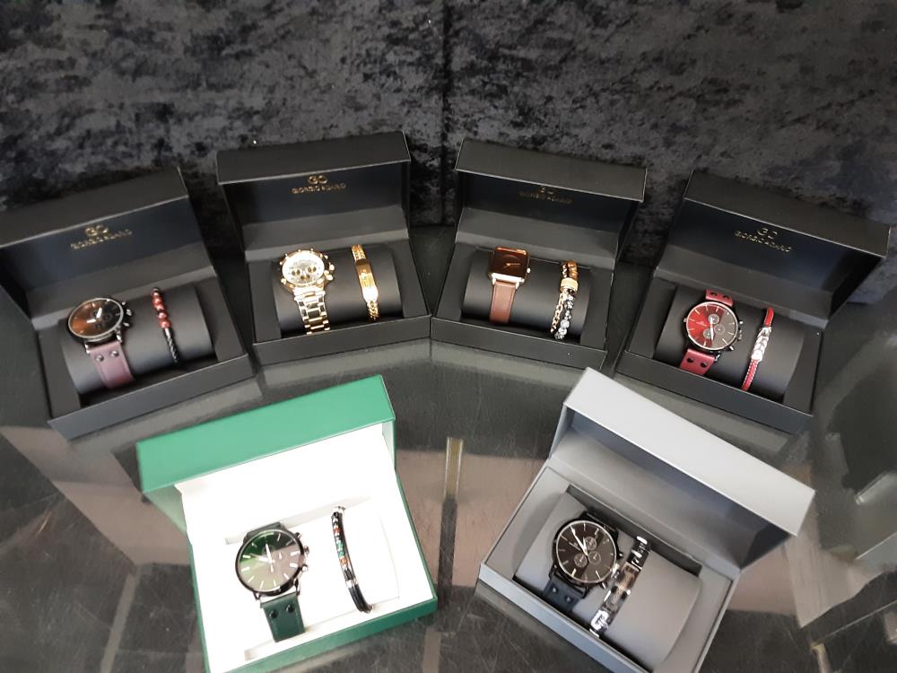 COFFRET HOMME MONTRE + BRACELET - DIFFÉRENTS MODÈLES