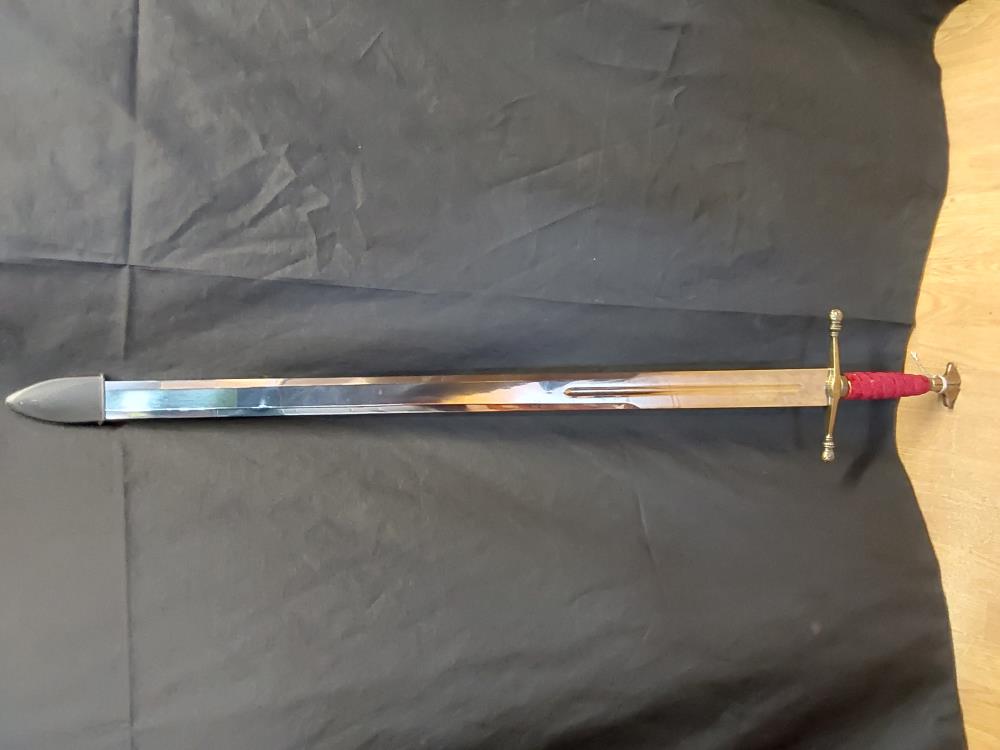 EPEE TGM MANCHE ROUGE 120 CM