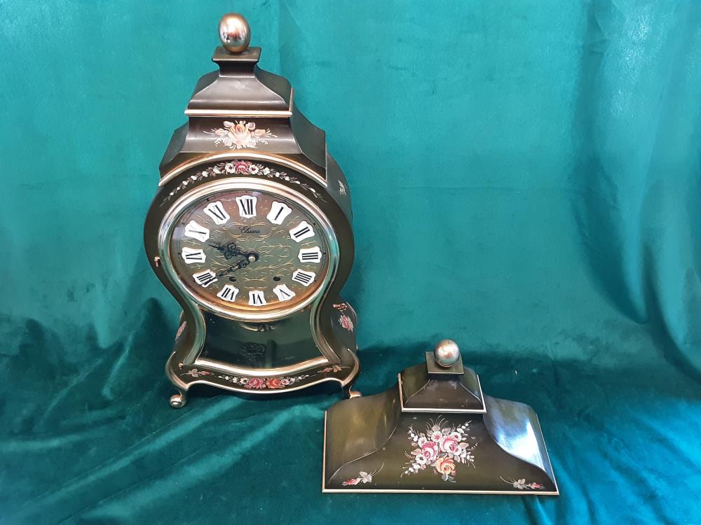 PENDULE + ÉTAGÈRE NEUCHÂTELOISE 